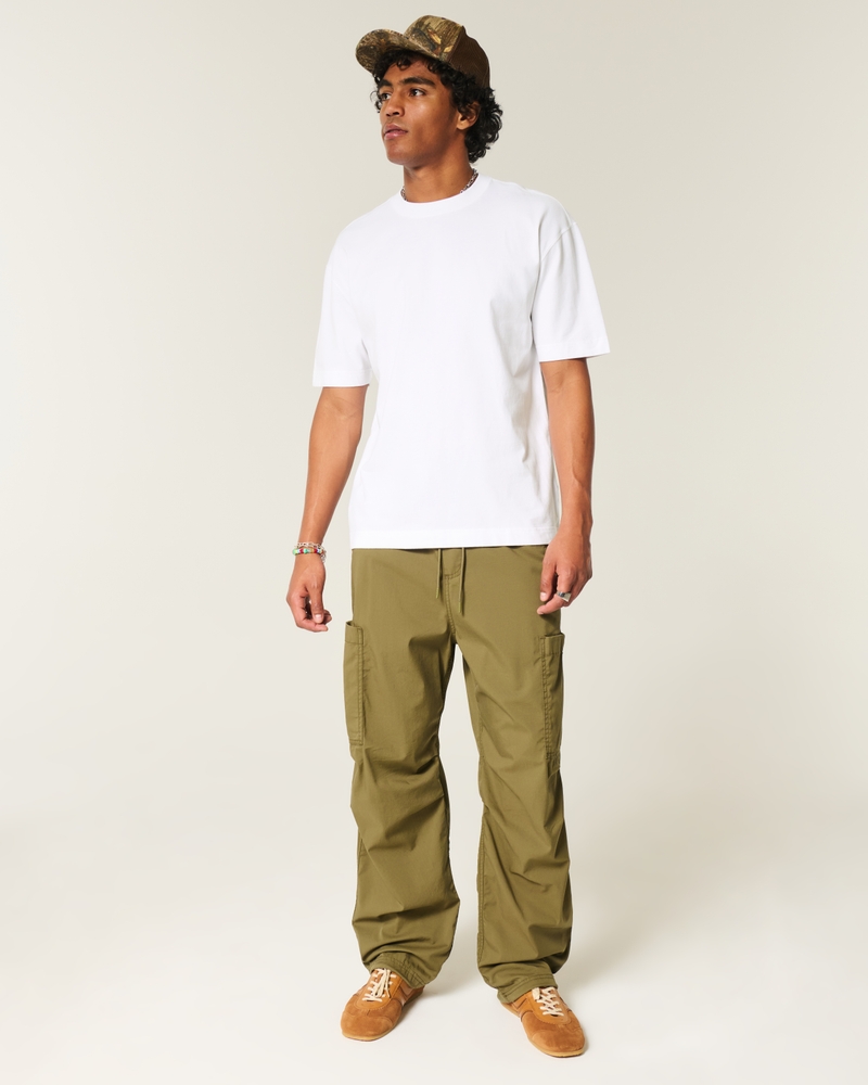 Boxy Heavyweight Cotton Crew T-Shirt