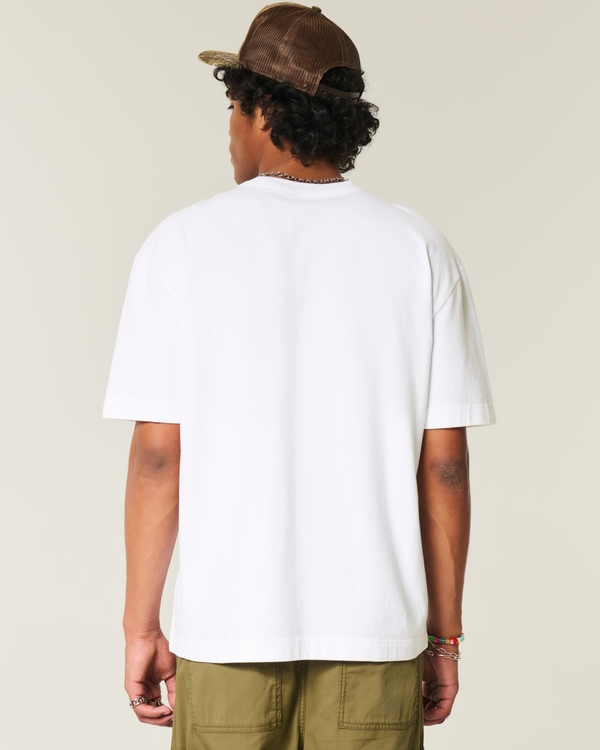 Boxy Heavyweight Cotton Crew T-Shirt