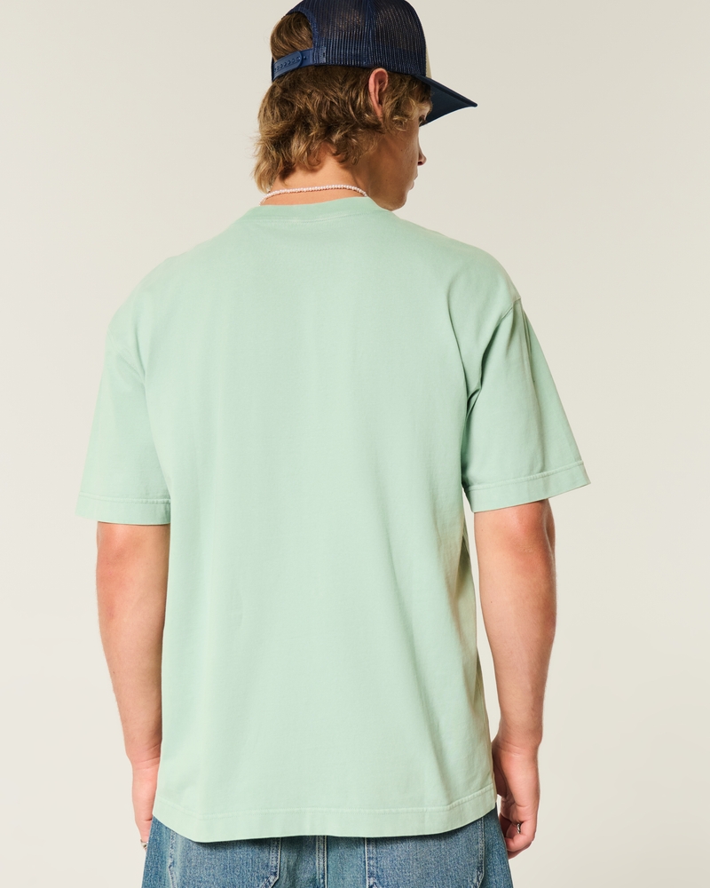 Boxy Washed Heavyweight Crew T-Shirt