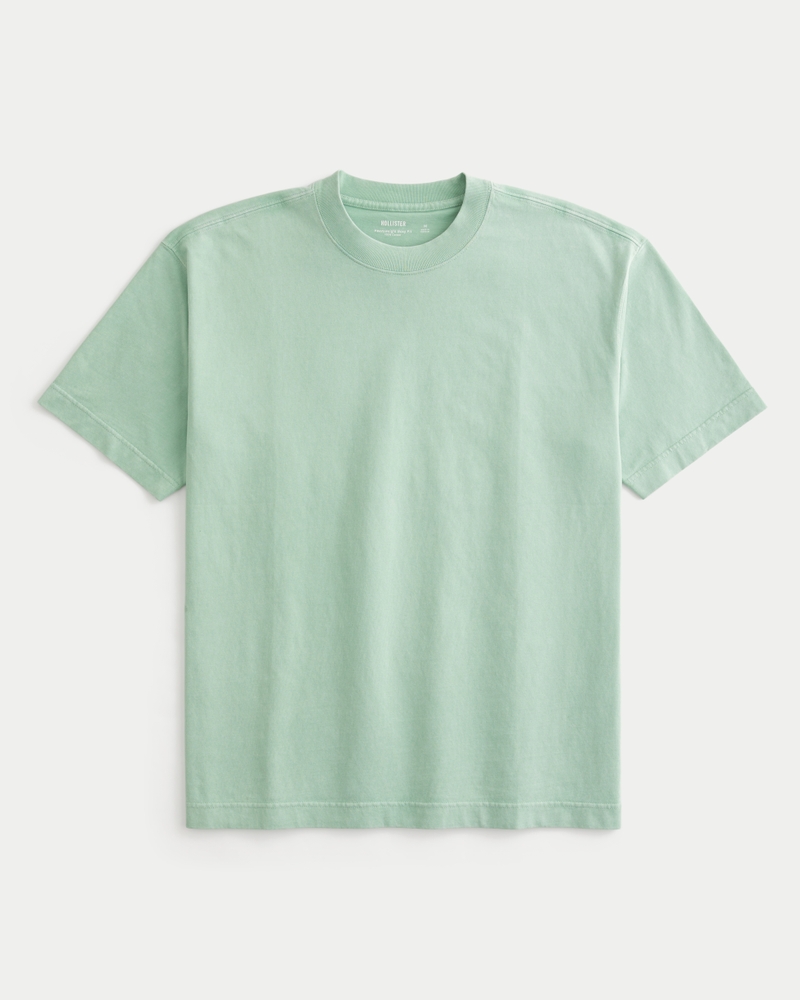 Boxy Washed Heavyweight Crew T-Shirt
