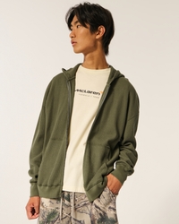 Thermal Zip-Up Hoodie