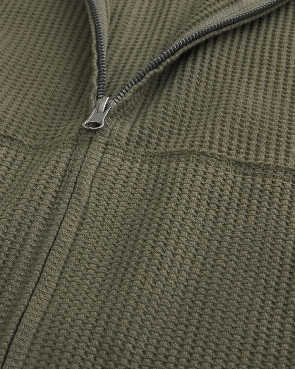 Thermal Zip-Up Hoodie