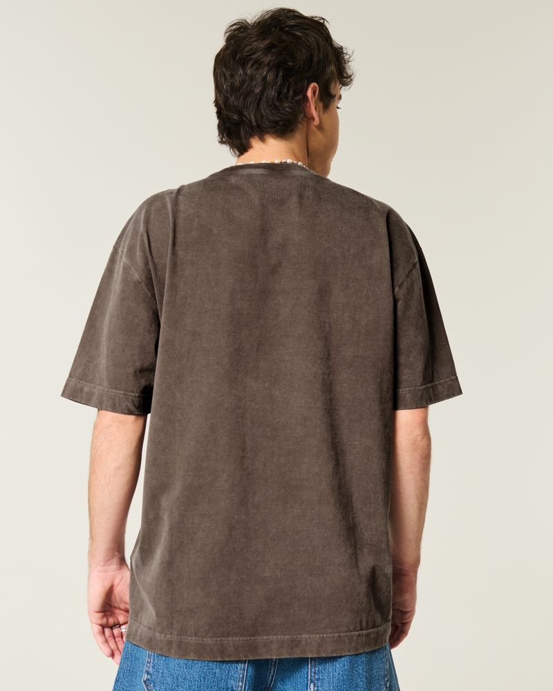 Boxy Washed Heavyweight Crew T-Shirt