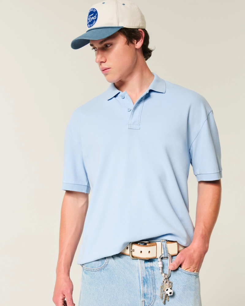 Boxy Crop Polo