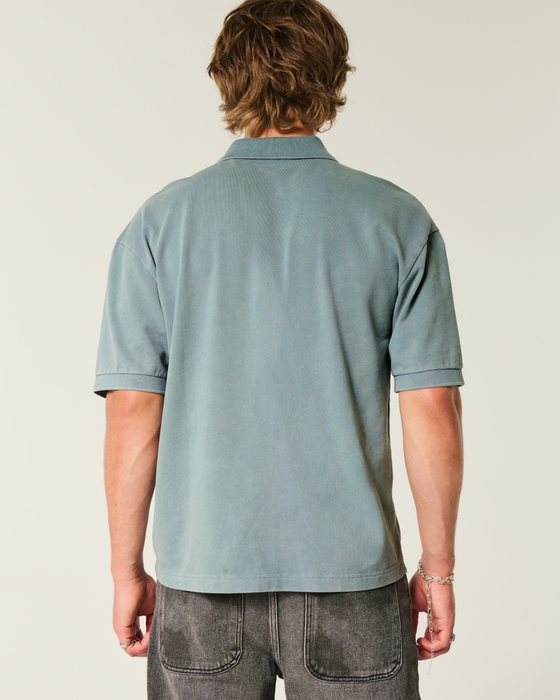 Boxy Crop Polo