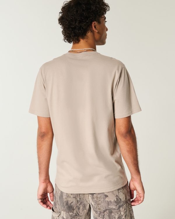 Classic Fit Crew T-Shirt, Tan view 2