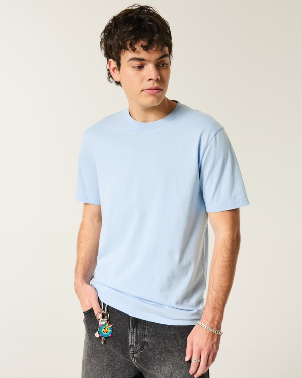 Classic Fit Crew T-Shirt, Light Blue view 1
