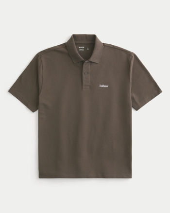Men's Relaxed Logo Polo | Men's Tops | HollisterCo.com