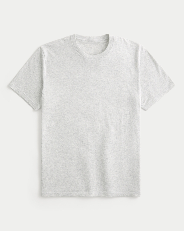 Classic Fit Crew T-Shirt, Light Heather Gray view 1