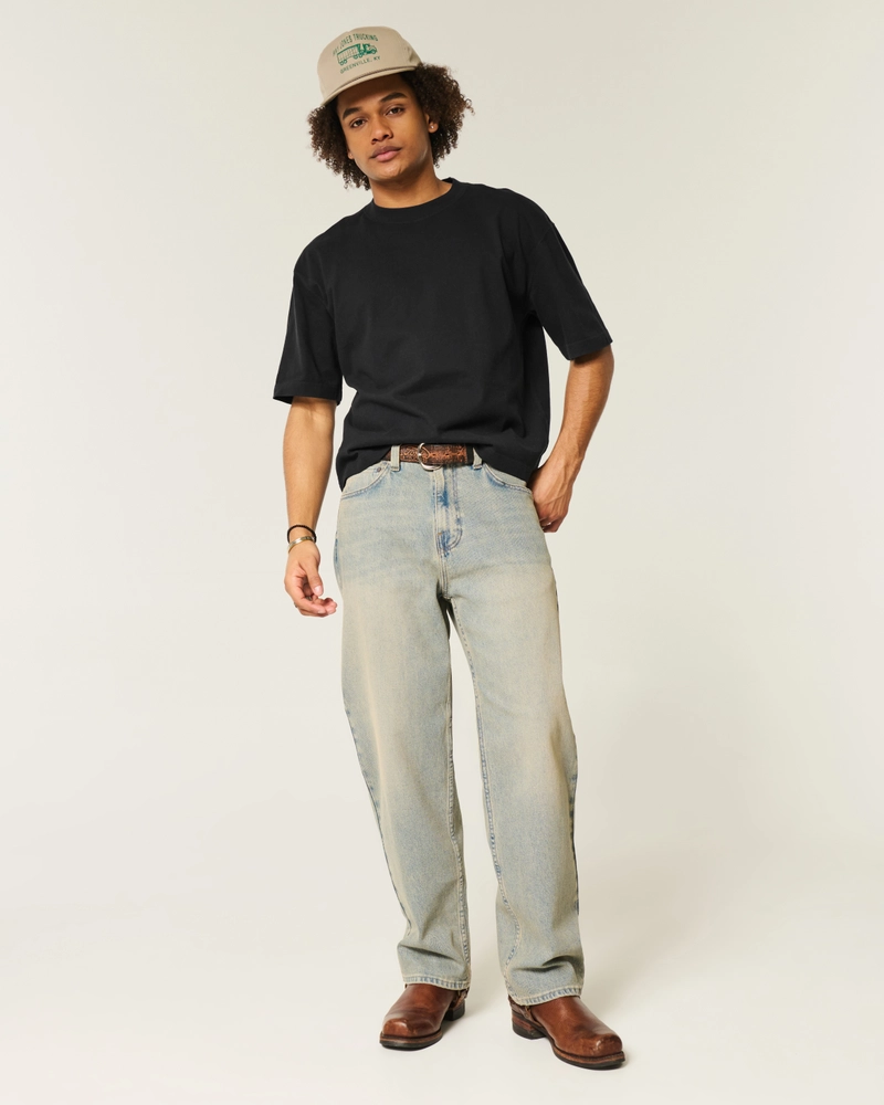 Heavyweight Boxy Crop Crew T-Shirt