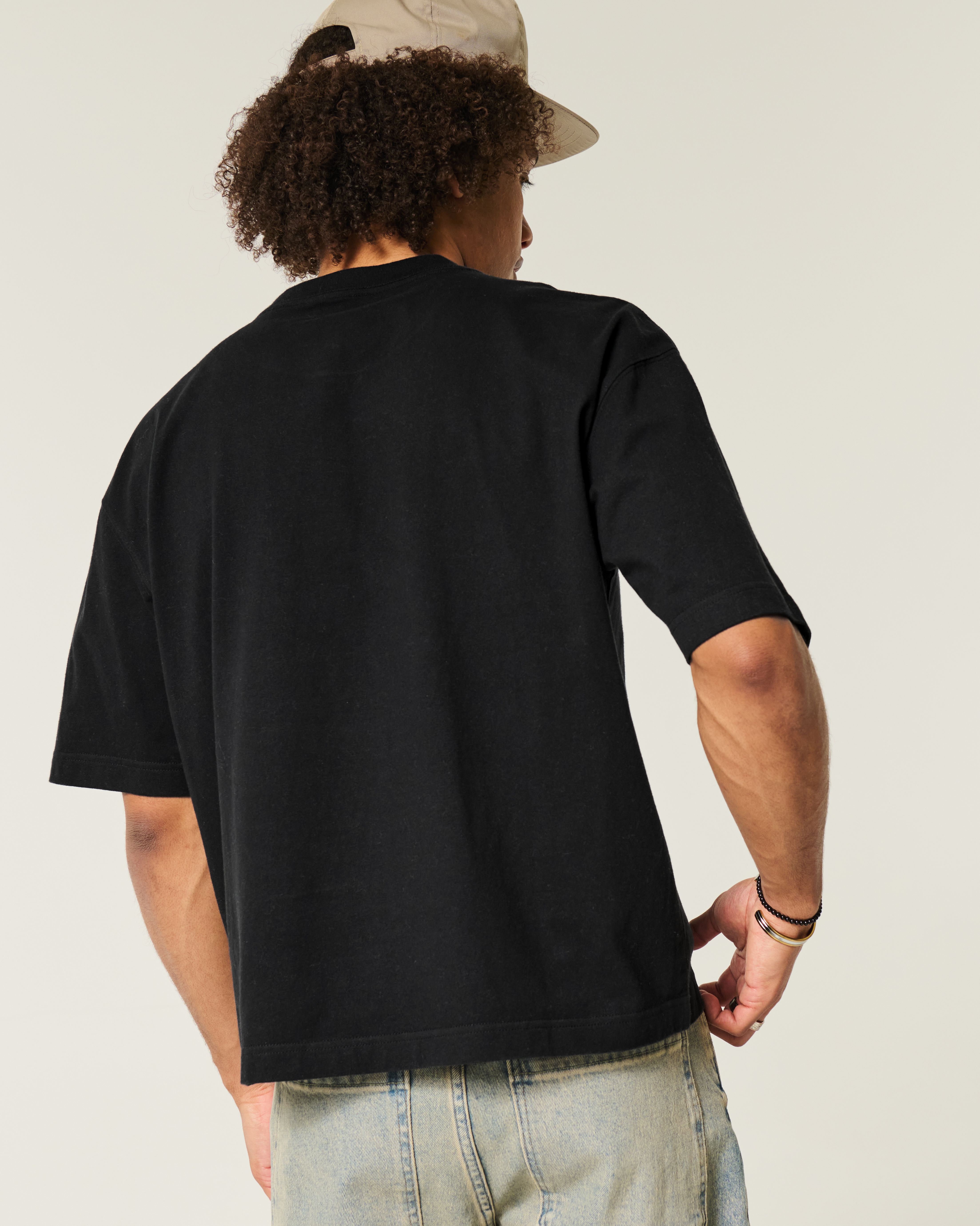 Heavyweight Boxy Crop Crew T-Shirt