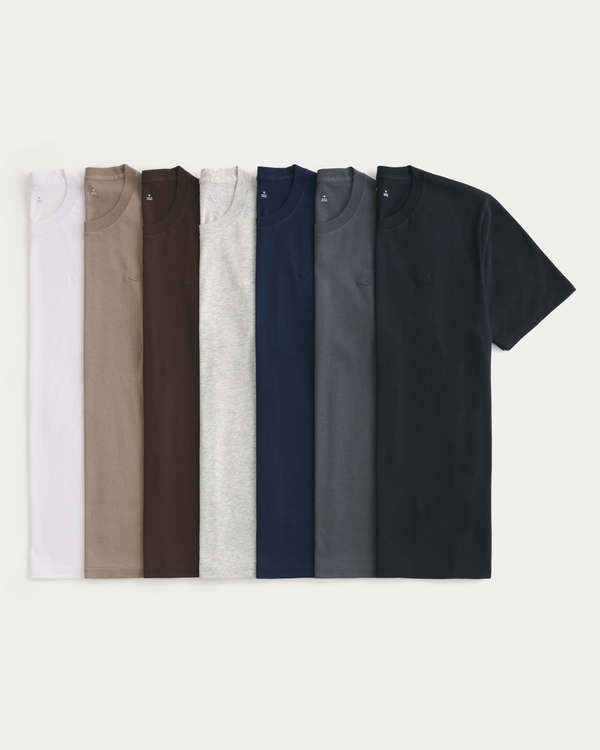 Icon Crew T-Shirt 7-Pack, Multi view 1