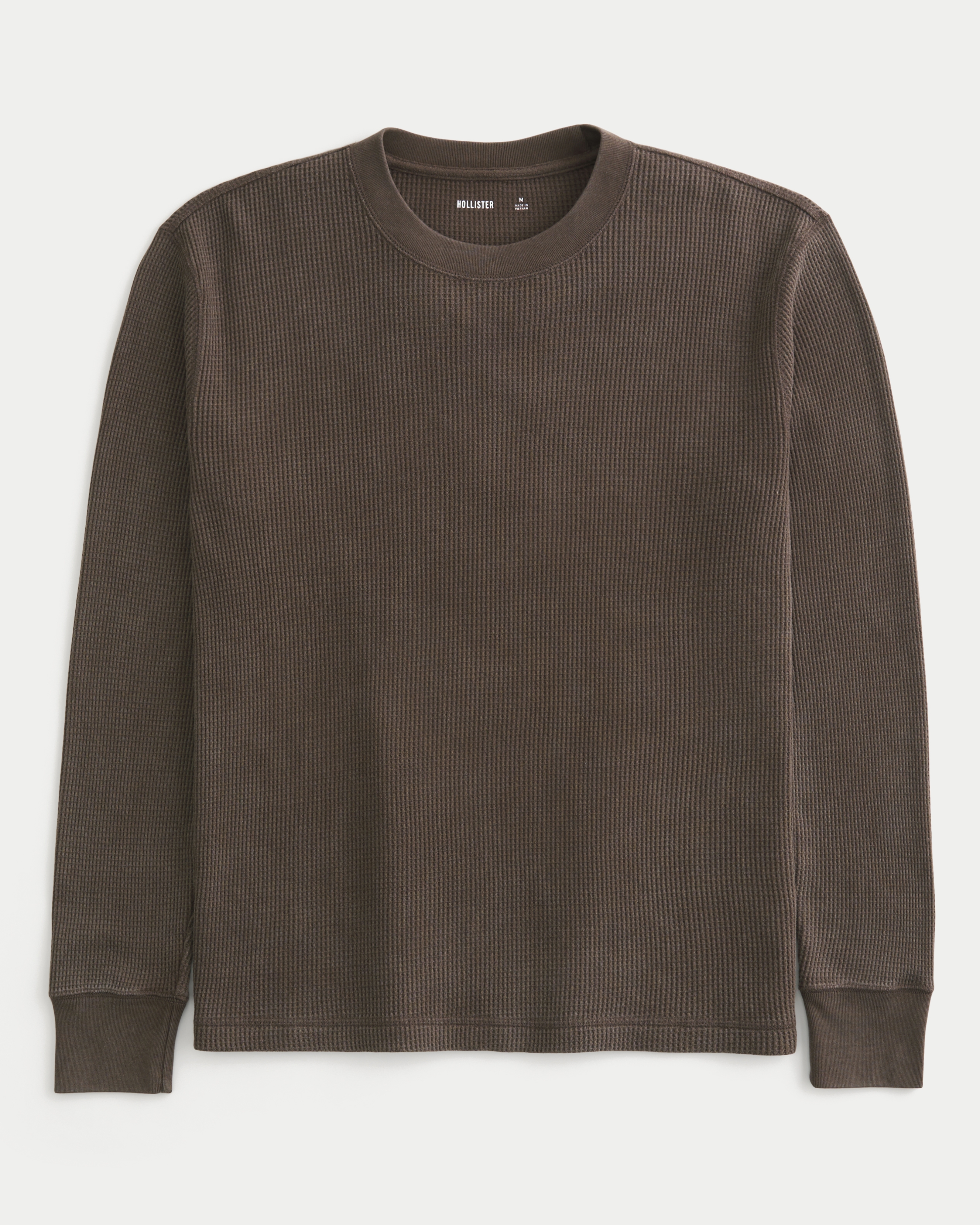 Washed Thermal Crew Shirt