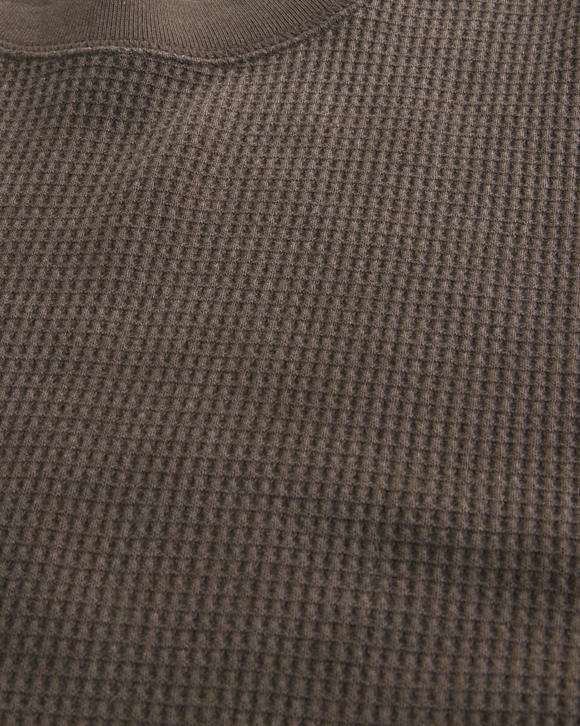 Washed Thermal Crew Shirt