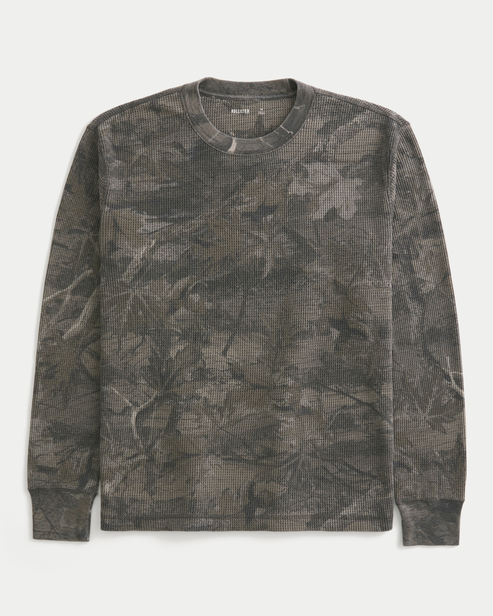 トップス BELVET Camo Thermal L Men's Relaxed Thermal Long-Sleeve Camo Crew Shirt | Men's