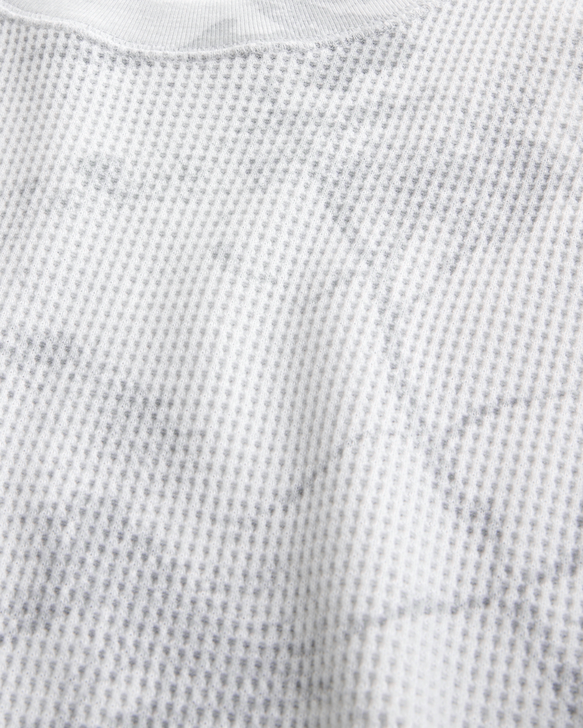 Relaxed Long-Sleeve Thermal Crew Camo T-Shirt