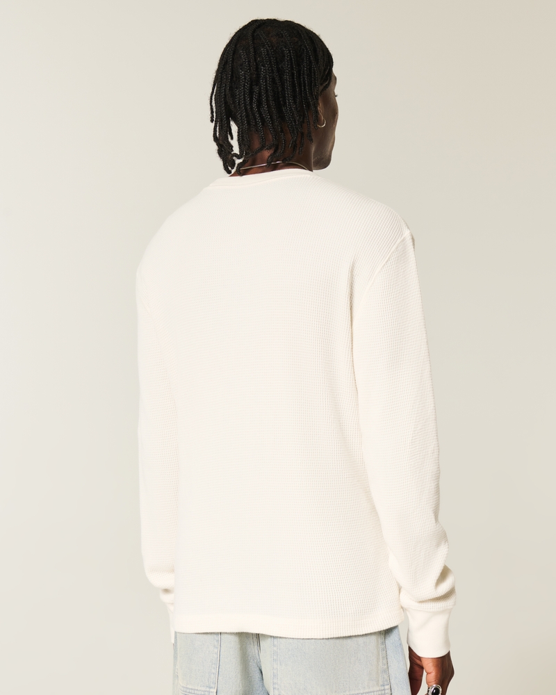 Relaxed Thermal Long-Sleeve Crew Shirt