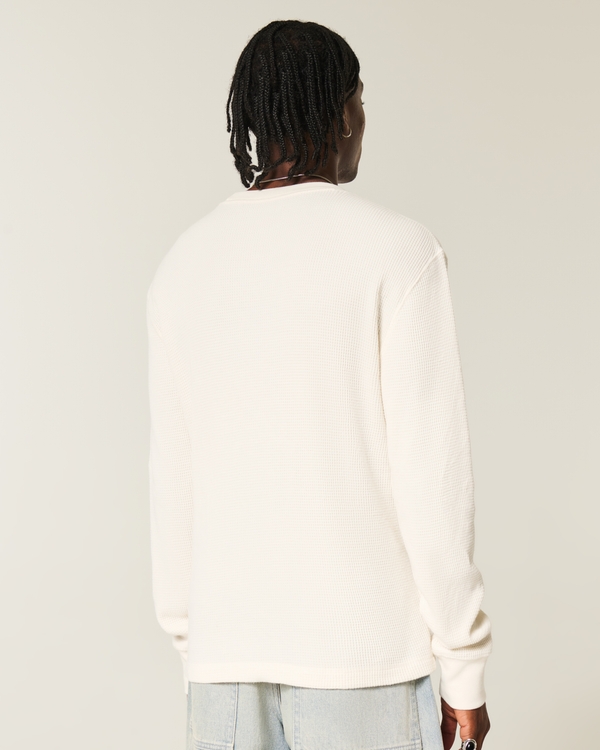 Relaxed Thermal Long-Sleeve Crew Shirt