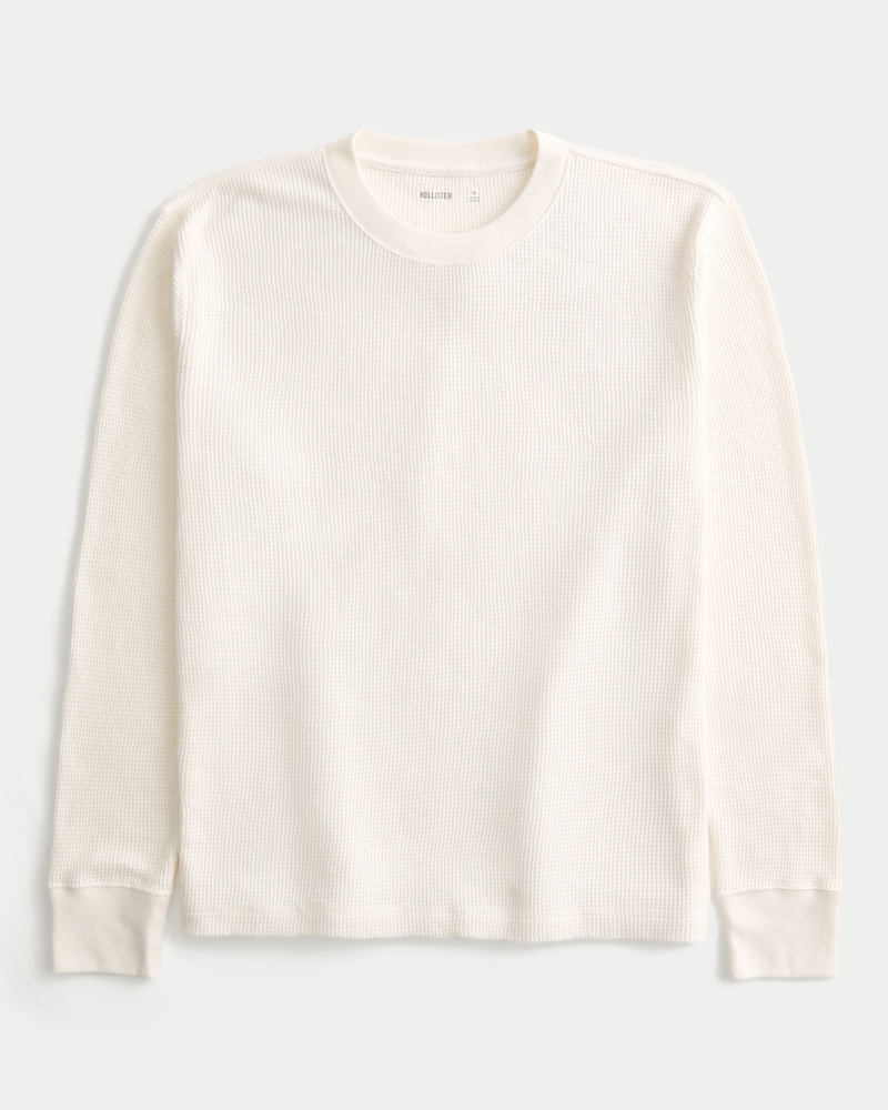 Relaxed Thermal Long-Sleeve Crew Shirt