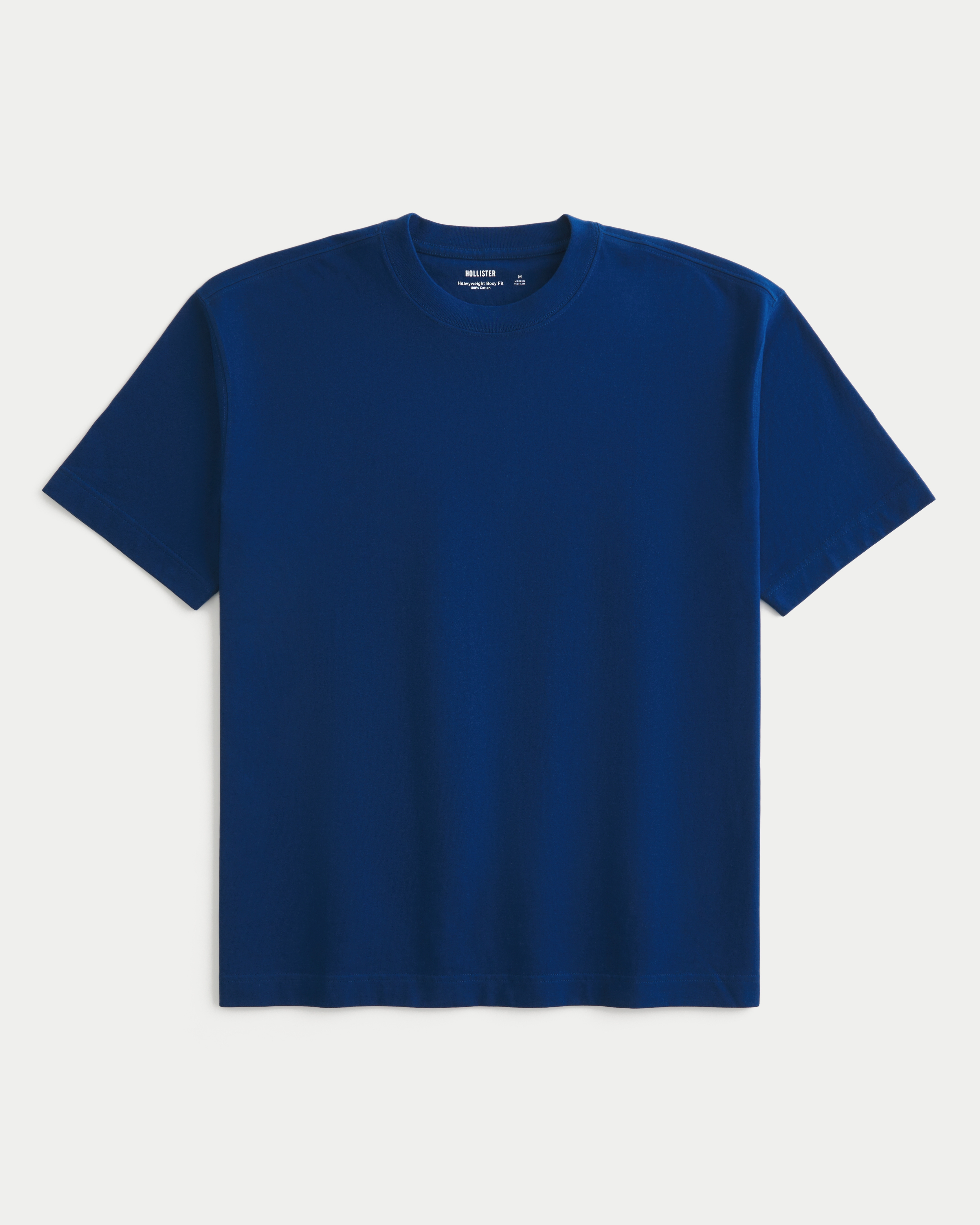 Boxy Heavyweight Cotton Crew T-Shirt