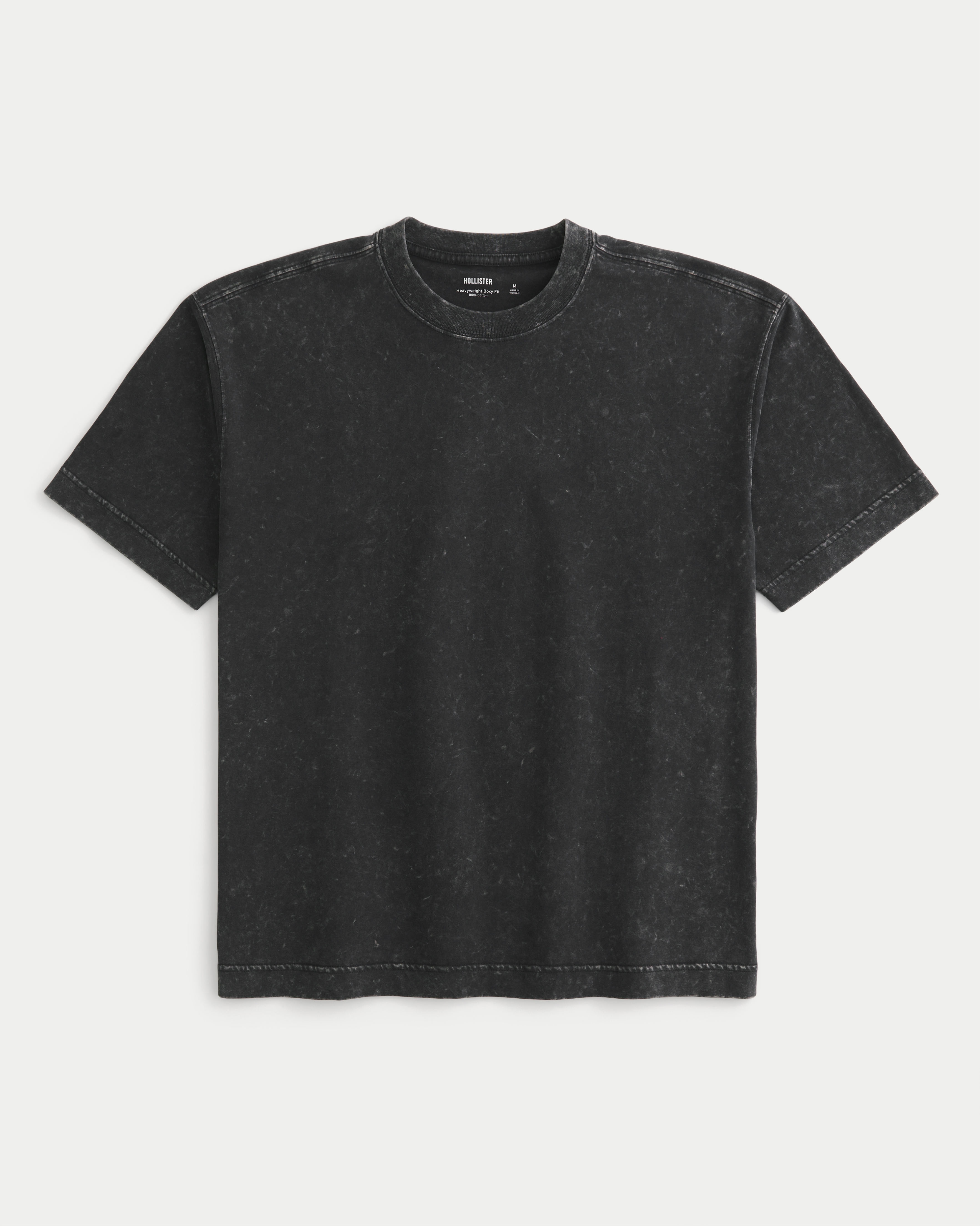 Boxy Heavyweight Washed Crew T-Shirt