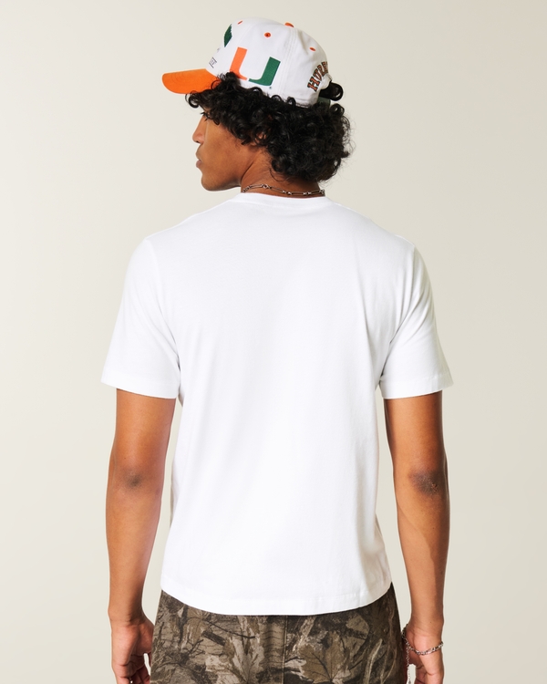 Slim Crop Tee, White view 2