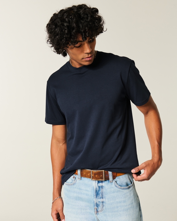Relaxed Everyday Tee, Deep Navy view 1
