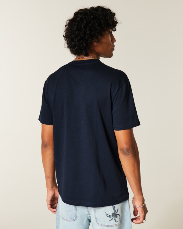 Relaxed Everyday Tee, Deep Navy view 2