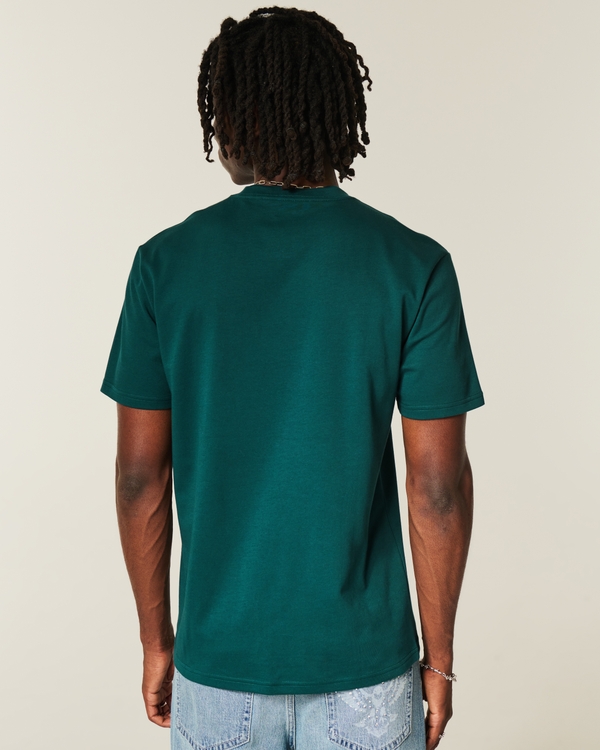 Relaxed Everyday Tee, Dark Green view 2