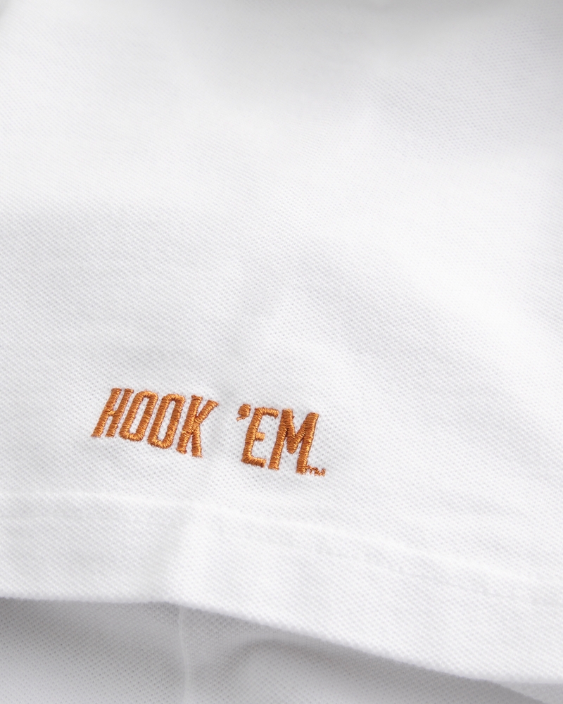 Boxy University of Texas Graphic Polo