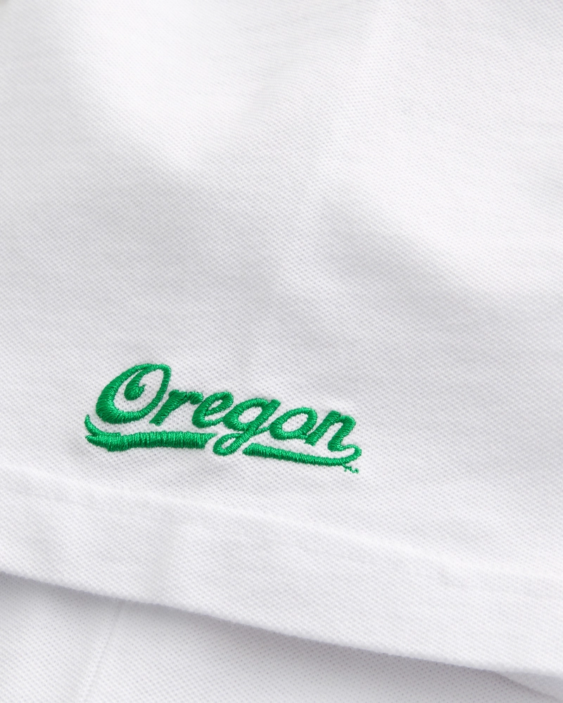 Boxy University of Oregon Graphic Polo