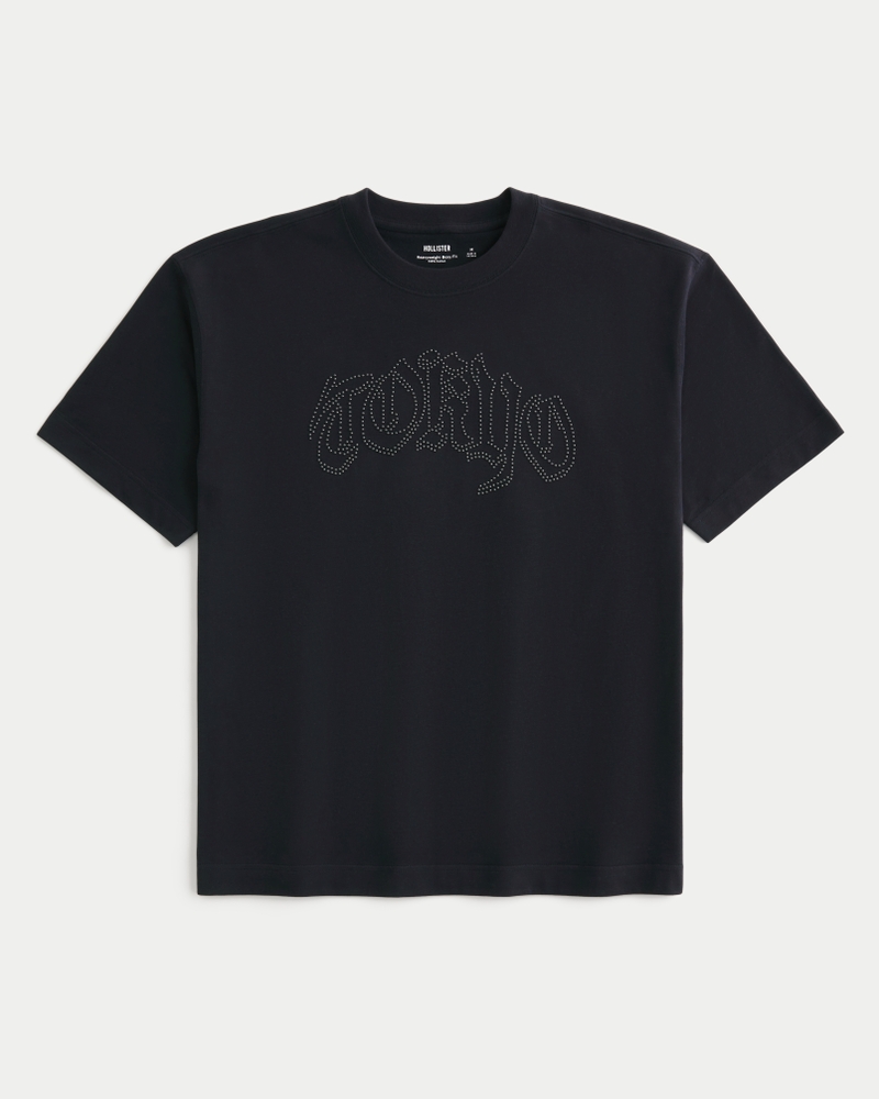 トップス m t Men's Boxy Heavyweight Tokyo Graphic Tee | Men's Tops