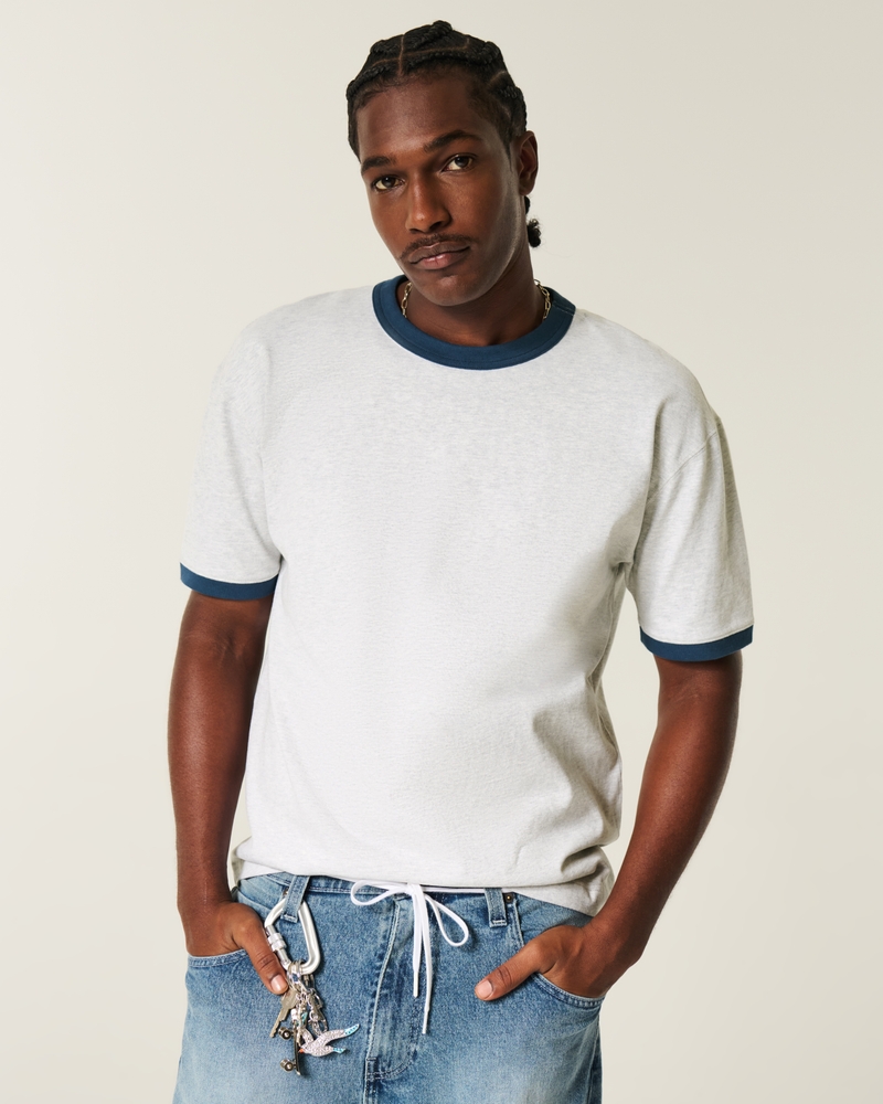 Boxy Heavyweight Cotton Crew T-Shirt