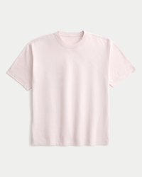 Boxy Heavyweight Cotton Crew T-Shirt