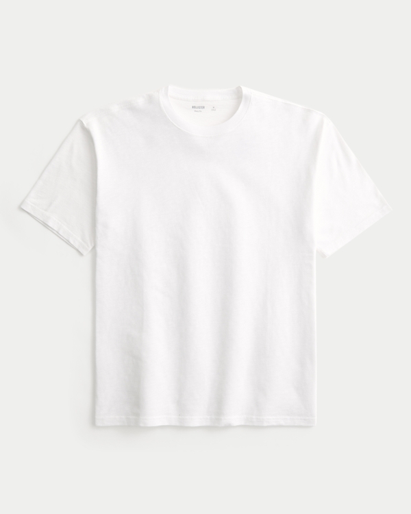 Boxy Slub Crew T-Shirt