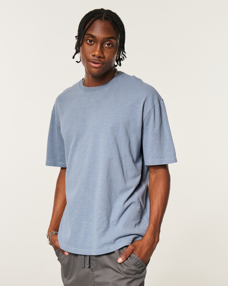 Boxy Slub Crew T-Shirt