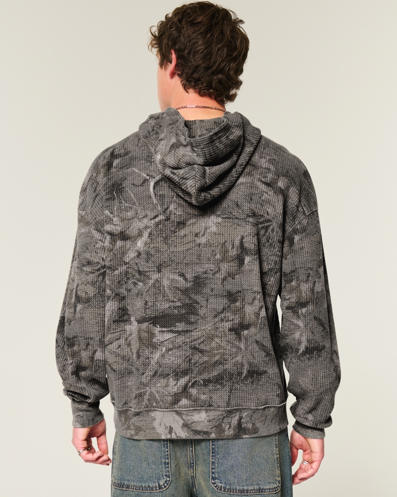 Relaxed Camo Thermal Hoodie