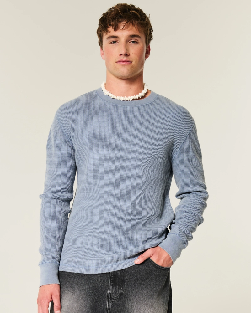 Long-Sleeve Thermal Crew T-Shirt
