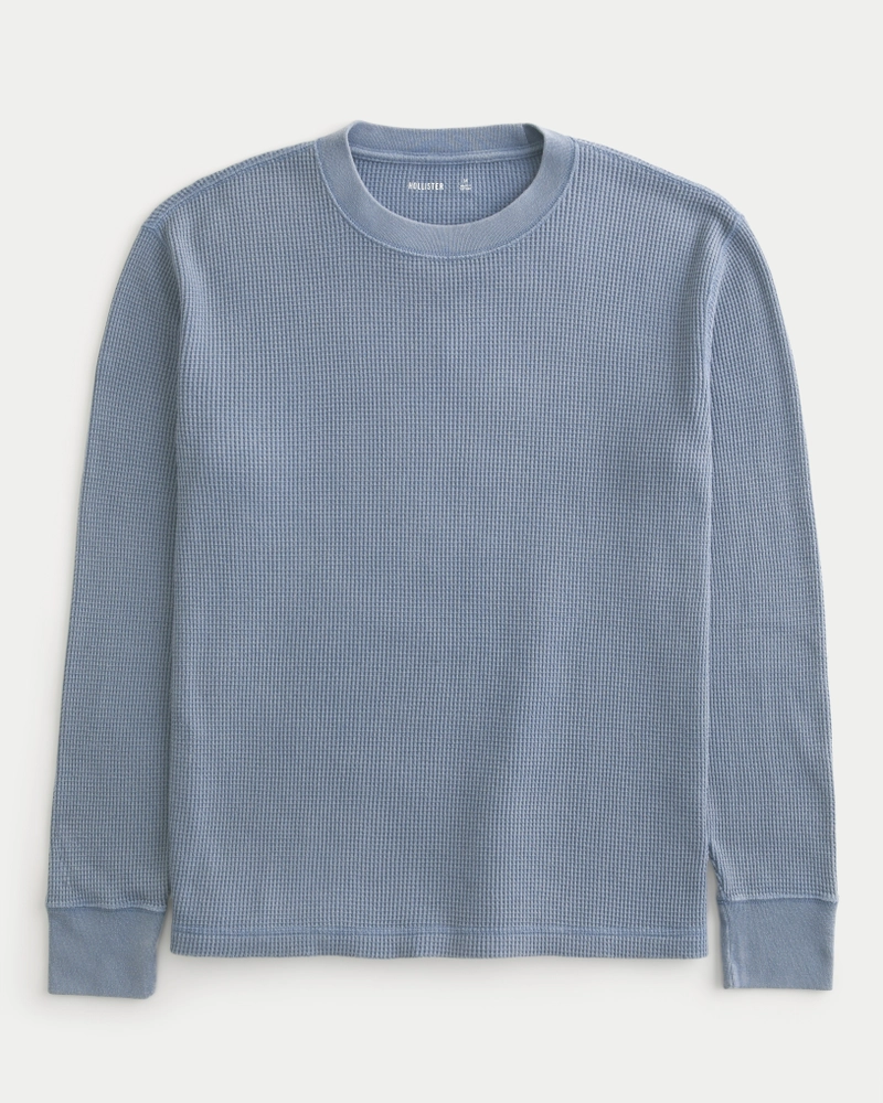Long-Sleeve Thermal Crew T-Shirt