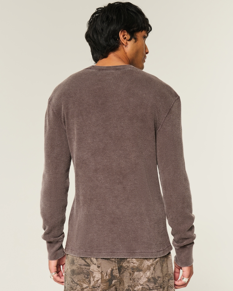 Long-Sleeve Thermal Crew T-Shirt