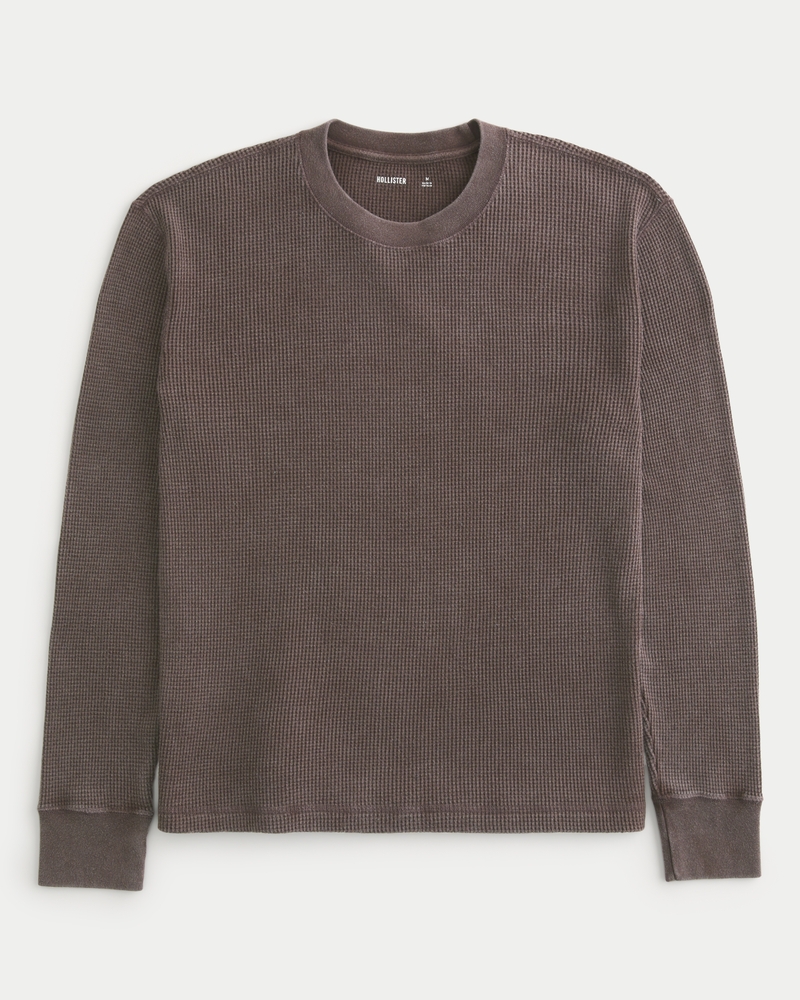 Long-Sleeve Thermal Crew T-Shirt