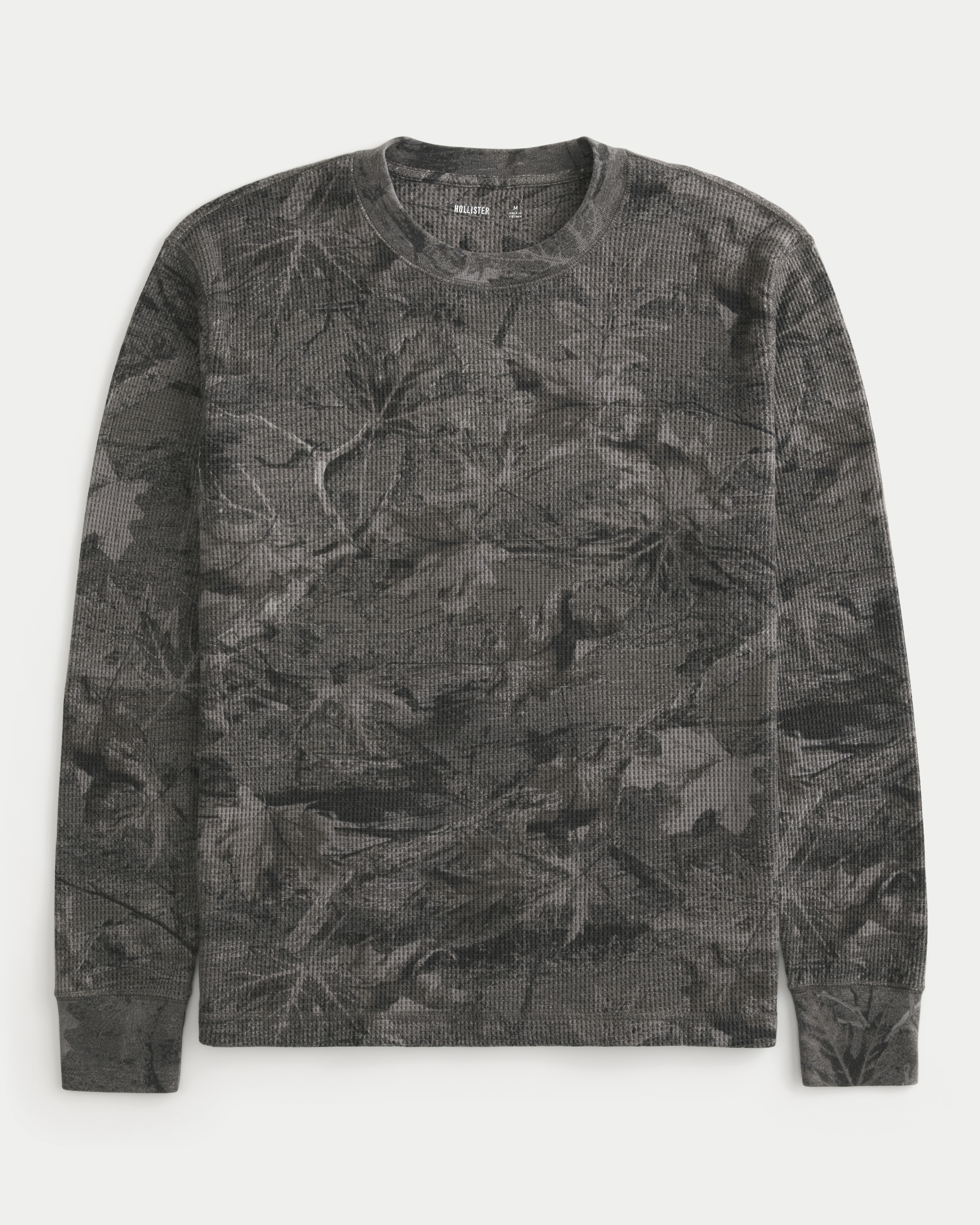 Long-Sleeve Camo Thermal Crew T-Shirt