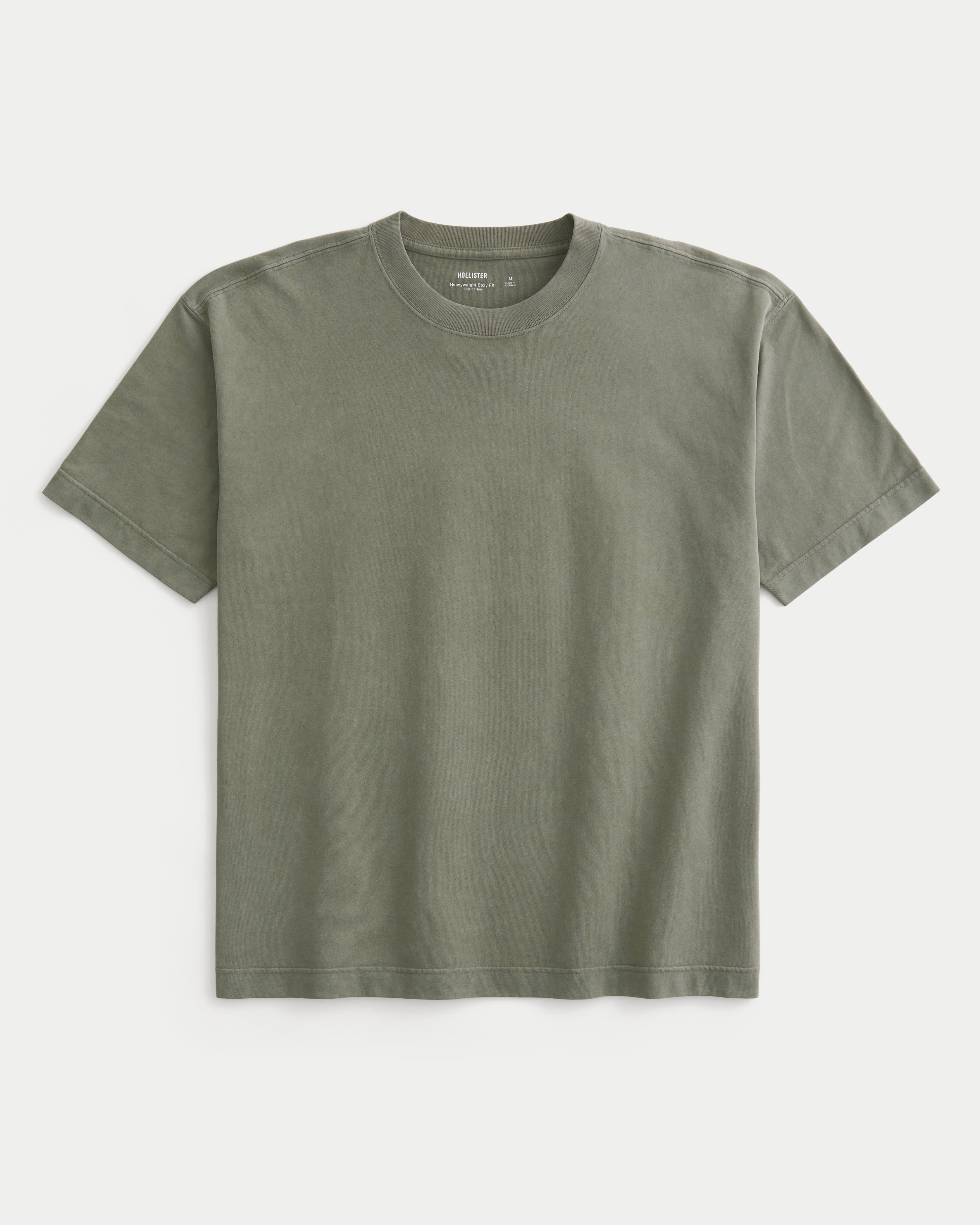 Boxy Heavyweight Washed Crew T-Shirt