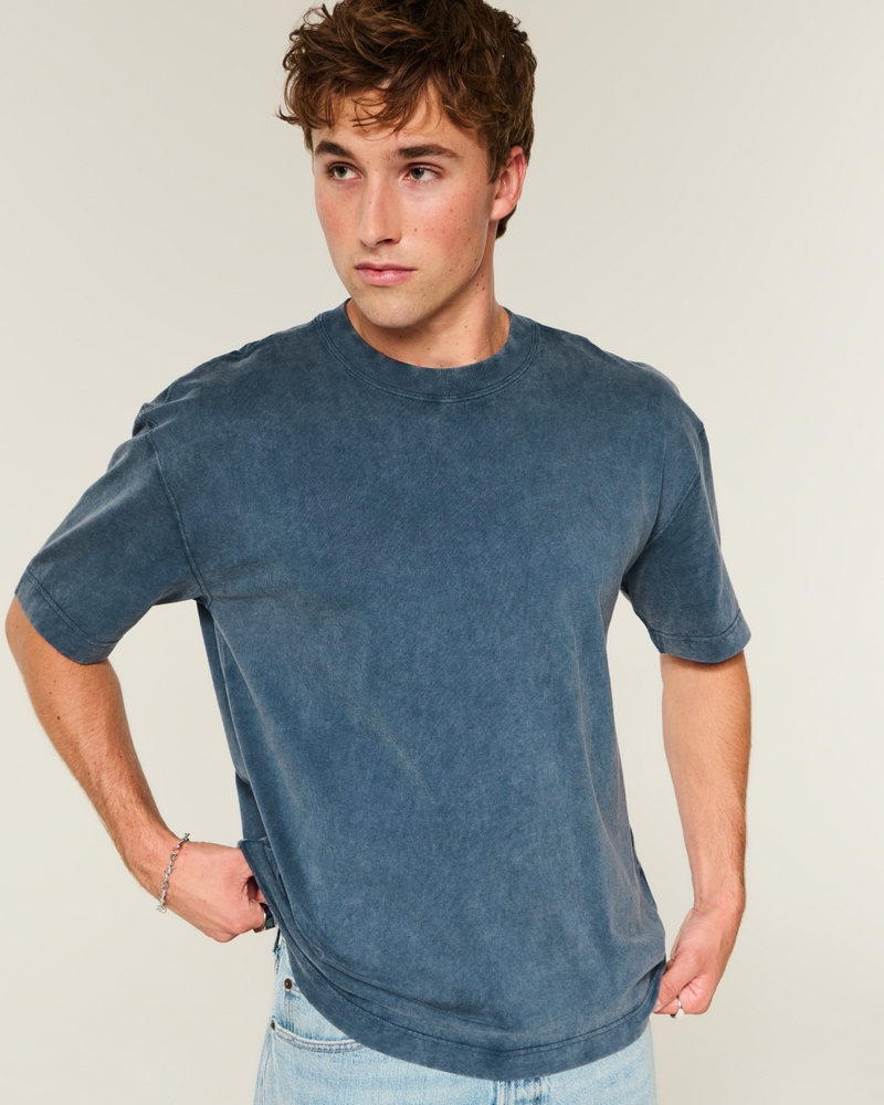 Boxy Heavyweight Crop Crew T-Shirt