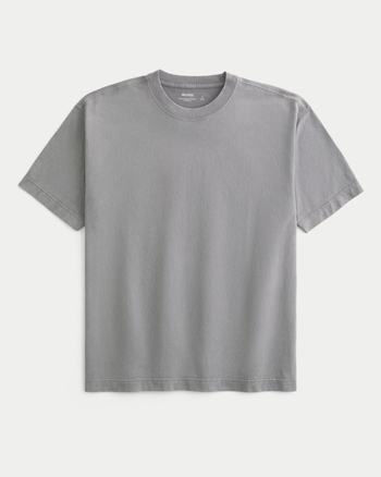 Boxy Heavyweight Washed Crew T-Shirt