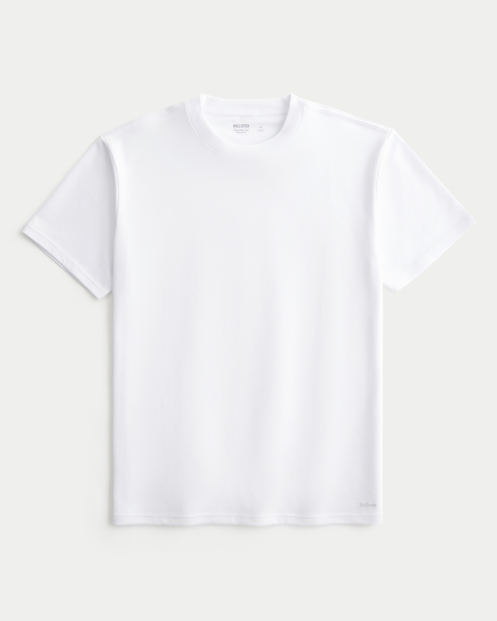 Men's Relaxed Everyday Tee in White Size M from Hollister