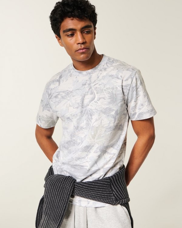 Relaxed Everyday Camo Tee, Gray Camo view 1