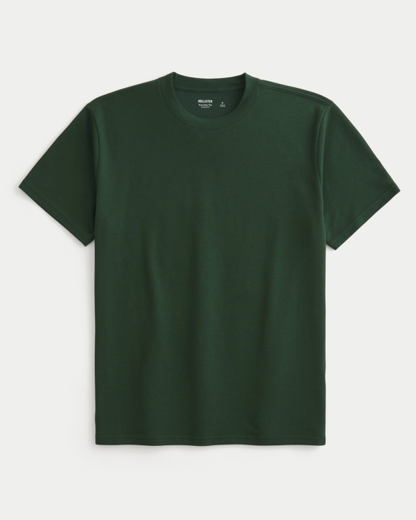 Relaxed Everyday Tee, Deep Green view 1