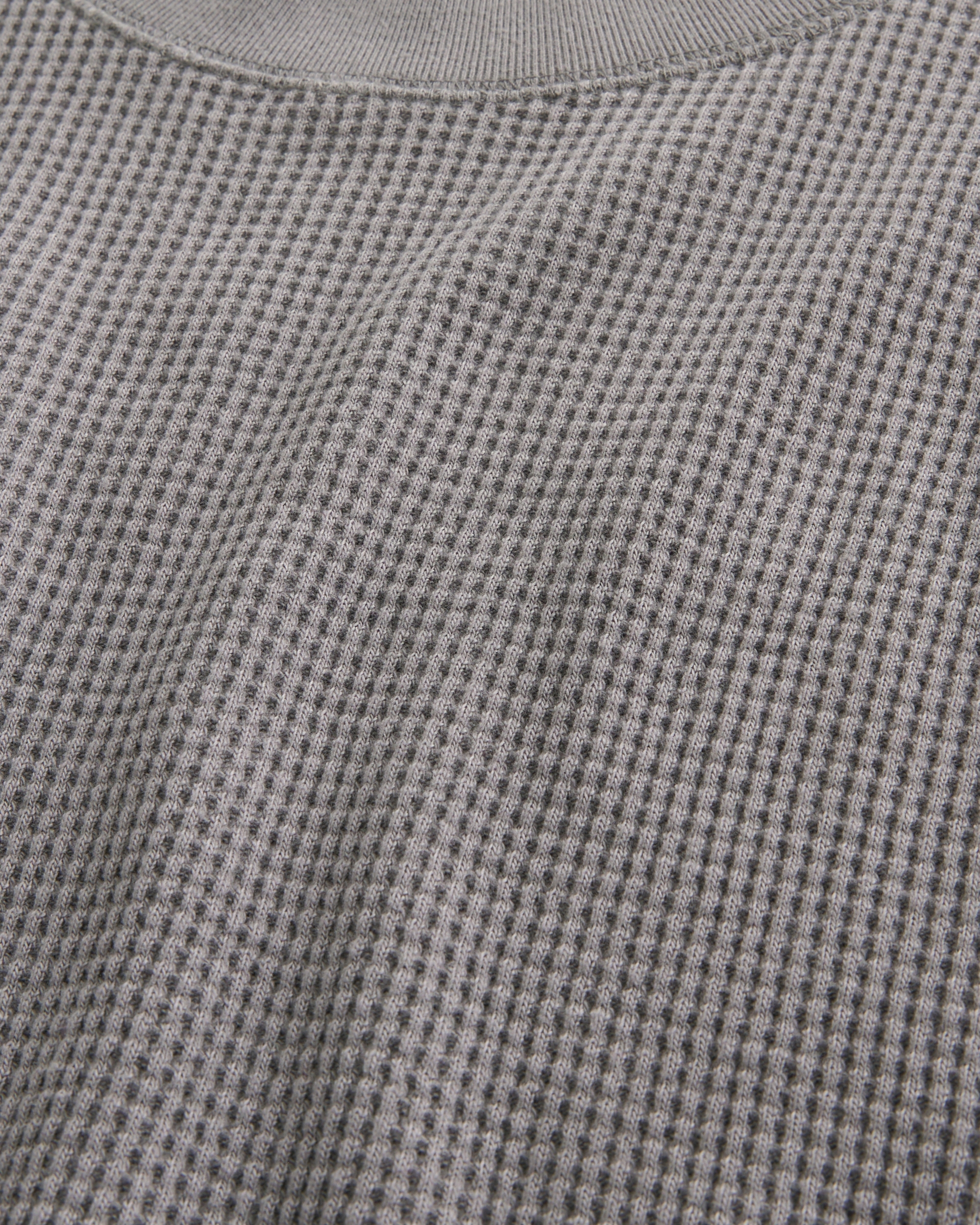 Washed Thermal Crew Shirt