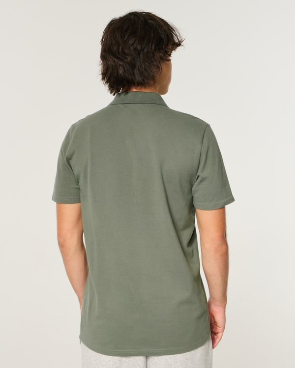 Icon Polo, Dark Olive view 2